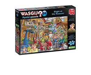 Wasgij Mystery 24, Blight at The Museum - Rompecabezas de 1000 Piezas para Adultos - Rompecabezas desafiante y Estimulante para Adultos - Puzzle What Happens Next - 1000% cartón Reciclado - 1000