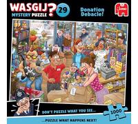Jumbo Rompecabezas Wasgij Mystery 29 – Desastre de donaciones (1000 Piezas)