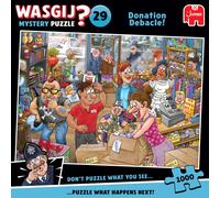 Jumbo Rompecabezas Wasgij Mystery 29 – Desastre de donaciones (1000 Piezas)