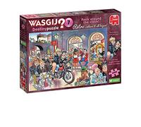 Wasgij Retro Destiny 7, Rock Around The Clock - Rompecabezas de 1000 Piezas para Adultos - Rompecabezas desafiante y Estimulante para Adultos - Puzzle The Future - 100% cartón Reciclado - 1000 Piezas