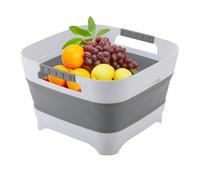 Wash Basin, Sink Bucket, 30.5x30x20cm Foldable Basket, Non-Slip Base, Space-Saving Design for Kitchen Cleaning, Bathroom Use, Outdoor Washing, Beach Trips, Multi-Purpose Tasks, Water Storage