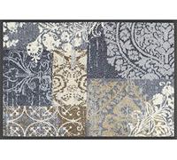 Wash+Dry Alfombra Armonia Grey 40x60cm, Adecuada para Interiores y Exteriores, Lavable