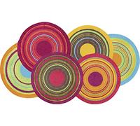 Wash+Dry Cosmic Colours Felpudo, Acrílico, Multicolor, 70x120cm