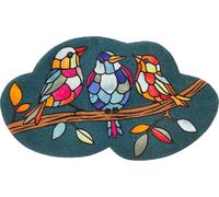wash+dry Alfombra, Decor Morning Choir 70x120cm, Adecuada para Interiores y Exteriores, Lavable, Multicolor