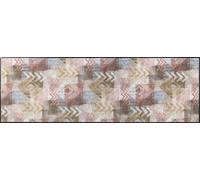 wash+dry Alfombra, Design Timesign 60x180cm, Adecuada para Interiores y Exteriores, Lavable, Multicolor