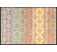 Wash+Dry Alfombra Diamond Melody 50x75cm, Adecuada para Interiores y Exteriores, Lavable
