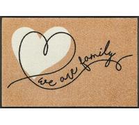 Wash+Dry Alfombra Family Feeling 50x75cm, Adecuada para Interiores y Exteriores, Lavable