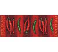 Wash+Dry - Alfombra Hot Chilli 60x180, Rojo
