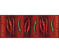 wash + dry - Alfombra Hot Chilli 75x190, Rojo