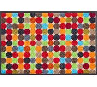 Wash+Dry Alfombra Mikado Dots 40x60cm, Adecuada para Interiores y Exteriores, Lavable