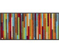 Wash+Dry Alfombra Mikado Stripes 35x75cm, Adecuada para Interiores y Exteriores, Lavable