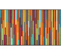 Wash+Dry Alfombra Mikado Stripes 75x120cm, Adecuada para Interiores y Exteriores, Lavable