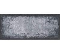 Wash+Dry Alfombra Shades of Grey 60x140cm, Adecuada para Interiores y Exteriores, Lavable