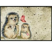 Wash+Dry Alfombra Spike 50x75cm, Adecuada para Interiores y Exteriores, Lavable