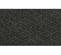 Wash+Dry Dune Leaves Dark Grey 45x75cm, Adecuada para Interiores y Exteriores, Lavable