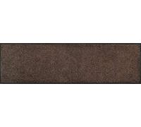 Wash+Dry Felpudo marrón 35 x 120 cm, Interior y Exterior, Lavable, Color marrón