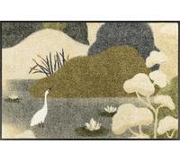 Wash+Dry Felpudo Zen Flow 50 x 75 cm, Interior y Exterior, Lavable