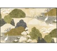 Wash+Dry Felpudo Zen Flow 75 x 120 cm, Interior y Exterior, Lavable