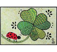 Wash+Dry Glück auf Allen Wegen Felpudo, Poliamida, Multicolor, 50x75cm