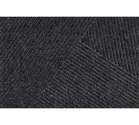 Wash+Dry Stripes Dark Grey Felpudo, poliéster, 50% Polipropileno, Grado, 60x90cm