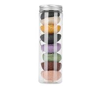 Wash Face Flutter Set - 8pcs Color Tipo redondo 100% Konjac Wash Face Flutter Cuidado facial natural Esponjas corporales (secas)