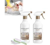 Wash-Free Cleaner Spray for Sofa,Sofa Cleaner Spray Fabric,Waterless Tech Fabric Sofa Cleaning Kit,Suitable for sofas, car interiors, carpets (2 pcs)