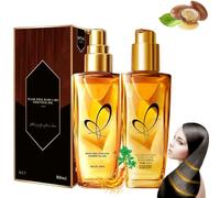 Wash-Free Hair Care Essential Oil, Deep Nourishing Hair Perfume Oil (2PCS) | Moisturizing & Strengthening Ultra Smoothing Hair Serum, Weightless Non-Greasy Instant Frizz Control Split End Repair