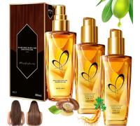 Wash-Free Hair Care Essential Oil, Deep Nourishing Hair Perfume Oil (3PCS) | Moisturizing & Strengthening Ultra Smoothing Hair Serum, Weightless Non-Greasy Instant Frizz Control Split End Repair