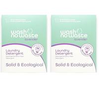 Wash no Waste - Tiras de Detergente para lavadora (64 lavados). Hipoalergénico y Biodegradable. Efecto suavizante. Gran poder de limpieza. Vegano y Cruelty Free. Libre de plásticos. … (Lavanda)