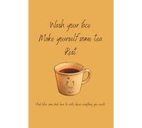 Wash Your Face And Rest: Journal Squared Notebook Perfect For Writing Down Your Thoughts