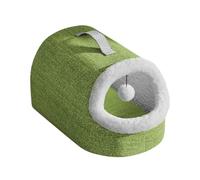 Washable Cat Bed - Cómoda Cat House | Puppy Bed with Toy Ball Design, Pets Cave for Living Room Area Relajación, Pet Accessory Pet House, Feline Beds for Interior Outdoor Use