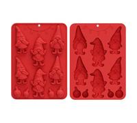 Washable Chocolate Mold - Soft Sweet Moulds, 22.5x16.4x1.8cm Cake Moulds with Detailed Design, Silicone Holiday Themed Cavities, Bakeware Molder Tools, Cute Molders for Jelly Dessert