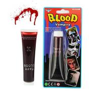 Washable Cosplay Blood, Realistic Makeup Vampire Blood, Stage Fake Blood for Face Paint, Halloween Fake Blood, Makeup Realistic Blood, Easy To Use, Portable for Halloween Costume