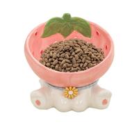 Washable Dog Bowl - Reusable Slow Feeder | Elevated Pet Feeder with Fruit Design, Puppy Bowls with Cute Style, Pet Supplies Feeding Station, Feline Bowl for Home Indoor Outdoor Use