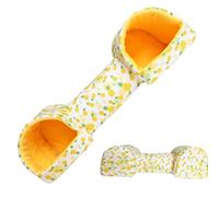 Washable Hamster Tunnel, Small Bed, 20.08x6.69x5.91 Inches Polyester Cotton Tunnel with Anti Slip Base, Pet Cage Accessory, for Ferret Bunny Chinchilla, Indoor Small Animal Home