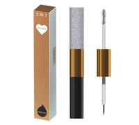 Washable Mascara, Eye Makeup, Curling Eyelashes Mascara, Beautician Mascara, Glitter Finish Lash and Brow Application Curling Effect Beautician Use Sturdy Enhances Appearance For Men, Women, Adult