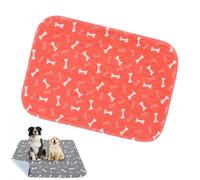 Washable Pee Pads for Dogs, Puppy Pads with Pheromones, Reusable Puppy Pad - Waterproof, Leak-Proof, Anti-Slip Dog for Home, Crate & Travel (Orange,31.5*35.4in)