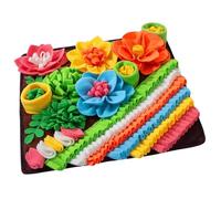Washable Pet Feeding Treats Mat - Foraging Mat For Smell Pet Training and Slow Eating | Snuffle Mat For Dogs | Sniff Activity Mat Interactive Feeding Puzzle | Pet Foraging Mat