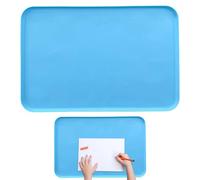Washable Silicone Painting Mat - Craft Activity Pad, Extra Large 61x40cm Art Tray with Raised Edges | Multi Purpose Work Mat for Clay Play Dough Resin Jewelry DIY