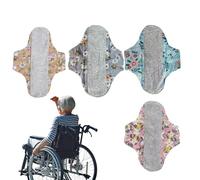 Washable Women Pads - Leak Proof Panty Liners, Reusable Soft Absorbent Sanitary, Daily Hygiene Protection Pads, Travel Sleep Work Use, Postpartum Nursing Care for Personal Comfort Use