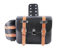 washangshuang Alforja Universal Negra para Motocicleta, Gran Capacidad, para Suzuki(Brown)