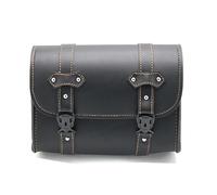 washangshuang Alforjas Delanteras Motocicleta Bolsa Lateral Herramientas, Bolsa de Equipaje, alforja de Cuero sintético para Suzuki(Black)