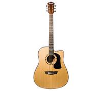 WASHBURN - Guitarra Folk Electroacústica, Pack Aprendiz D5CE, color: tabaco sunburst