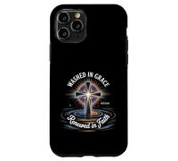Washed In Grace Renewed In Faith Spirit Believer Church Carcasa para iPhone 11 Pro