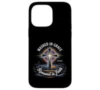 Washed In Grace Renewed In Faith Spirit Believer Church Carcasa para iPhone 14 Pro MAX
