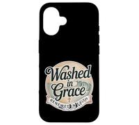 Washed In Grace Renewed In Faith Spirit Believer Church - Carcasa para iPhone 16