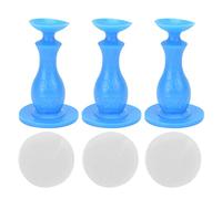 Washer Door Stopper 3 Pack | Soft Rubber Door Holder for Front Load Washing Machine | Keep Door Ajar for Ventilation/Avoid Growth (Blue)