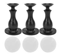 Washer Door Stopper 3 Pack | Soft Rubber Door Holder for Front Load Washing Machine | Keep Door Ajar for Ventilation/Avoid Growth (Black)