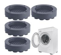 Washer Dryer Pads, Shock Absorbing Mat, Anti Vibration Pads, Washer Mat Protector, Strong Suction Shock Absorbing Pad Anti Vibration Washer Dryer Mat for Noise Reduction and Stability