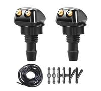 Washer Nozzle Cleaner - Spray Kit Adjustable, Wiper Sprayer 360 Degree Rotation, Head Multi Angle Wind Screen, Water Spray System Car Window Cleaning Driving Visibility Rain Fog Night Travel M